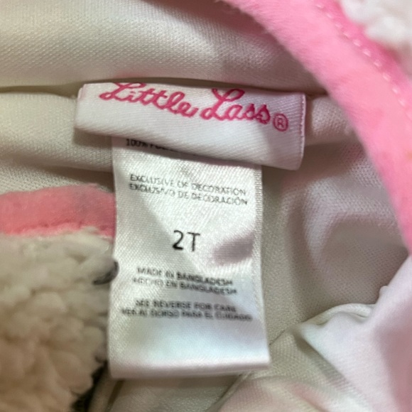 Little Lass, Vintage Floral Pink/Green 3 piece outfit set, size 2T - Picture 3 of 8